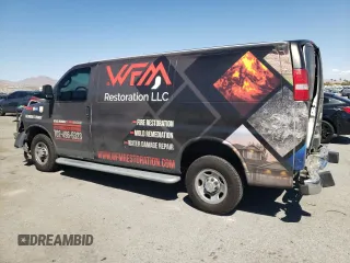 2019 Chevrolet Express Cargo Van with VIN 1GCWGAFG6K1287440, listed as a Copart auction lot 68916194 with 69,065 mi miles and Salvage Title. Bid and sale history available at carsss.com. Image 2.