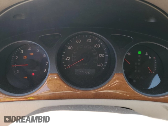 2005 Lexus ES 350 with VIN JTHBA30G955101728, listed as a Copart auction lot 61907345 with 140,427 mi miles and Clean title. Bid and sale history available at DreamBid. Image 9.