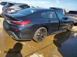 2024 BMW 8 Series 840i with VIN WBAGV2C03RCN18605, listed as a Copart auction lot 73822414 with 0 mi miles and Salvage Title. Bid and sale history available at carsss.com. Image 3.
