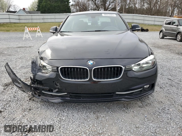 2017 BMW 3 Series 330i with VIN WBA8B9C3XHK886204, listed as a Copart auction lot 48972665 with 76,290 mi miles and Salvage Title. Bid and sale history available at carsss.com. Image 5.