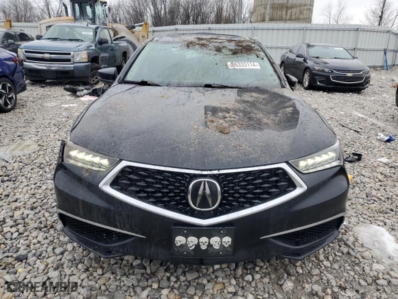 2019 Acura TLX w/Technology Pkg with VIN 19UUB2F45KA003086, listed as a Copart auction lot 86333114 with 76,112 mi miles and Clean Title. Bid and sale history available at carsss.com. Image 5.