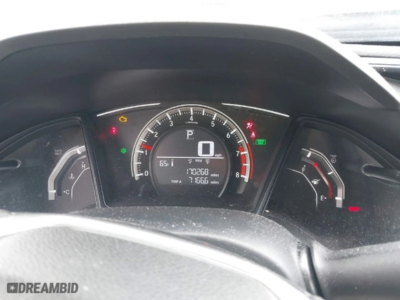 2018 Honda Civic Sedan LX with VIN 19XFC2F59JE000247, listed as a IAAI auction lot 41938276 with 170,268 mi miles. Bid and sale history available at carsss.com. Image 7.
