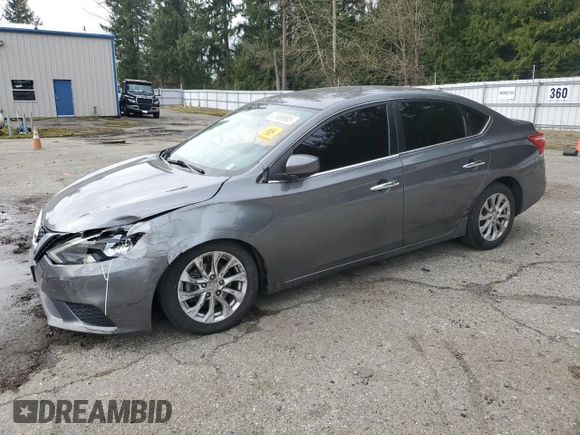 2019 Nissan Sentra SV with VIN 3N1AB7AP7KY368349, listed as a Copart auction lot 47689985 with 122,001 mi miles and Salvage Title. Bid and sale history available at DreamBid. Image 1.