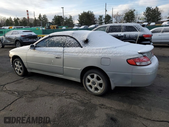 2001 Toyota Solara SE with VIN 2T1FF28P81C515762, listed as a Copart auction lot 51391405 with 228,343 mi miles and Salvage Title. Bid and sale history available at carsss.com. Image 2.