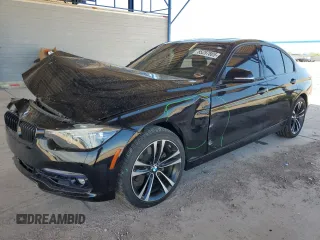 2018 BMW 3 Series 330i with VIN WBA8B9C58JK886340, listed as a Copart auction lot 55257805 with 58,325 mi miles and Salvage title. Bid and sale history available at DreamBid. Image 1.