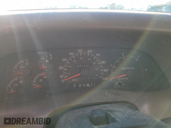 1999 Ford F-250 XL with VIN 1FTNX20F9XEE66766, listed as a Copart auction lot 46595795 with 571,503 mi miles and Salvage title. Bid and sale history available at DreamBid. Image 9.