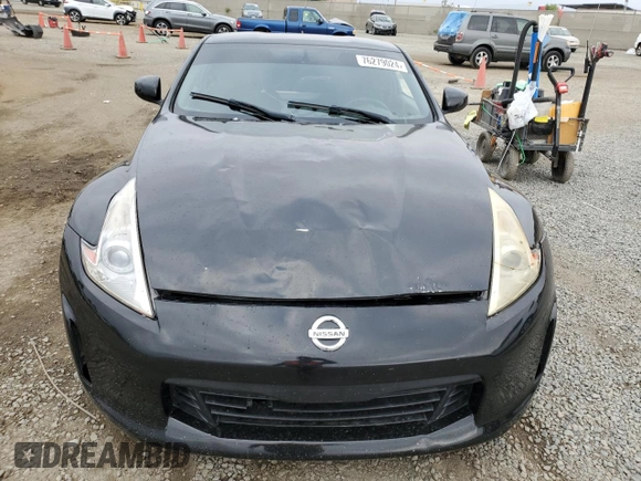 2015 Nissan 370Z with VIN JN1AZ4EH8FM444456, listed as a Copart auction lot 76279024 with 58,513 mi miles and Salvage Title. Bid and sale history available at carsss.com. Image 5.