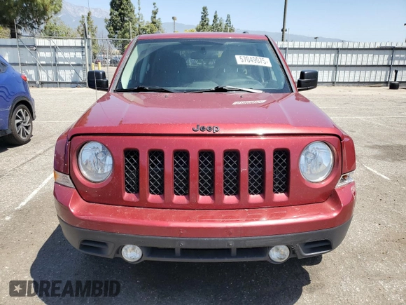 2015 Jeep Patriot Altitude with VIN 1C4NJRBB5FD412728, listed as a Copart auction lot 57049075 with 161,106 mi miles and Clean title. Bid and sale history available at DreamBid. Image 5.