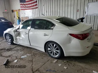 2015 Infiniti Q50 with VIN JN1BV7AR1FM422556, listed as a Copart auction lot 54864215 with 57,092 mi miles and Clean title. Bid and sale history available at DreamBid. Image 2.