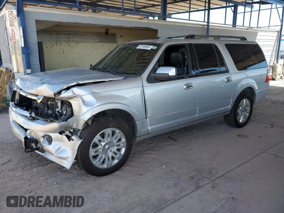 2014 Ford Expedition Max Limited with VIN 1FMJK2A52EEF23658, listed as a Copart auction lot 55168955 with 67,714 mi miles and Salvage Title. Bid and sale history available at DreamBid. Image 1.