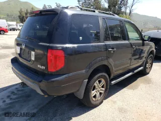 2004 Honda Pilot EX with VIN 2HKYF18664H574188, listed as a Copart auction lot 54102855 with 387,017 mi miles and Clean Title. Bid and sale history available at carsss.com. Image 3.
