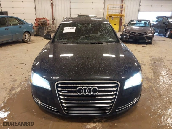 2013 Audi A8 L 3.0L with VIN WAURGAFD4DN002603, listed as a IAAI auction lot 41474881 with 117,220 mi miles. Bid and sale history available at carsss.com. Image 12.