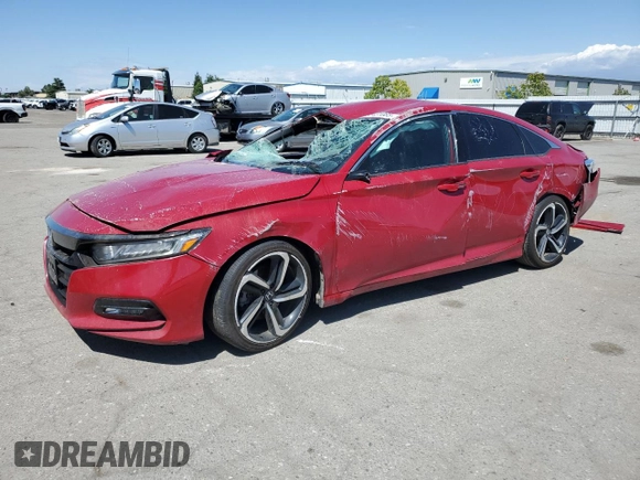 2020 Honda Accord Sport with VIN 1HGCV1F32LA095991, listed as a Copart auction lot 55431085 with 94,532 mi miles and Clean title. Bid and sale history available at DreamBid. Image 1.