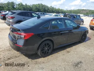 2024 Honda Civic Sport with VIN 2HGFE2F51RH593081, listed as a Copart auction lot 61823915 with 28,477 mi miles and Clean title. Bid and sale history available at DreamBid. Image 3.