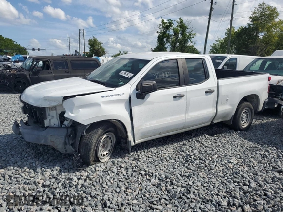 2020 Chevrolet Silverado 1500 Work Truck with VIN 1GCRWAEH3LZ222753, listed as a Copart auction lot 42963975 with 92,280 mi miles and Non Repairable. Bid and sale history available at DreamBid. Image 1.