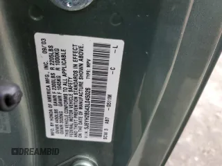 2003 Honda Element EX with VIN 5J6YH28543L045026, listed as a Copart auction lot 82597114 with 152,970 mi miles and Non Repairable. Bid and sale history available at DreamBid. Image 13.