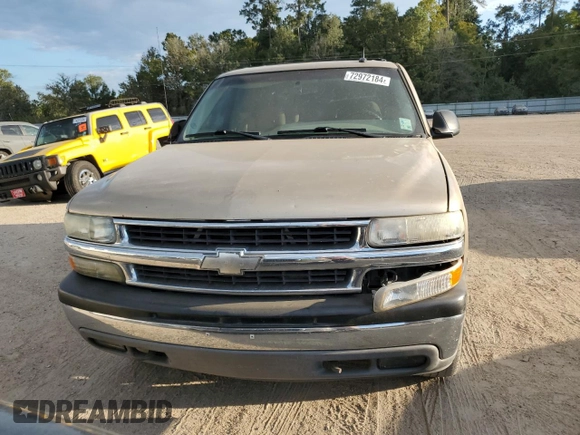 2005 Chevrolet Tahoe LS with VIN 1GNEC13Z05J245242, listed as a Copart auction lot 72972184 with 256,274 mi miles and Salvage Title. Bid and sale history available at carsss.com. Image 5.