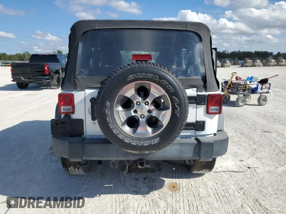 2018 Jeep Wrangler JK Unlimited Sport S with VIN 1C4BJWDG6JL811267, listed as a Copart auction lot 86688384 with 60,882 mi miles and Non Repairable. Bid and sale history available at carsss.com. Image 6.