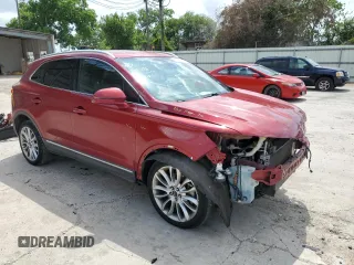 2016 Lincoln MKC Reserve with VIN 5LMCJ3C91GUJ12954, listed as a Copart auction lot 53875675 with 84,590 mi miles and Salvage title. Bid and sale history available at DreamBid. Image 4.