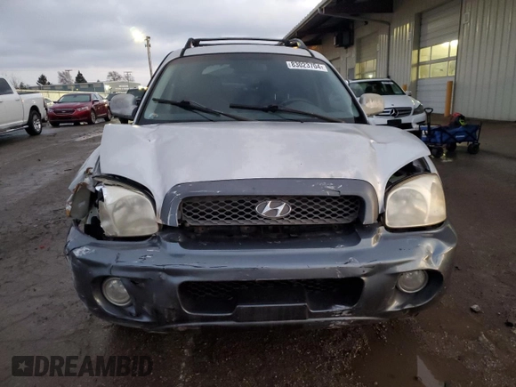 2004 Hyundai Santa Fe GLS with VIN KM8SC13E54U787809, listed as a Copart auction lot 83023704 with 120,358 mi miles and Salvage Title. Bid and sale history available at carsss.com. Image 5.