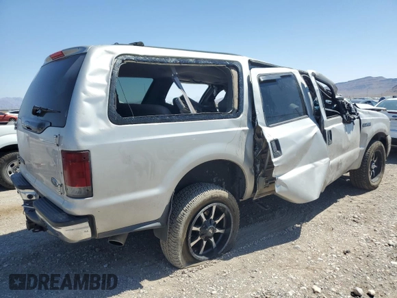2005 Ford Excursion Special Serv z VIN 1FMSU41P95EC50830, wystawiony jako Copart lot #56156504 z przebiegiem Nie podano mil oraz Nie do naprawy • Non repairable. Historia ofert i sprzedaży dostępna na DreamBid. Obrazek 3.