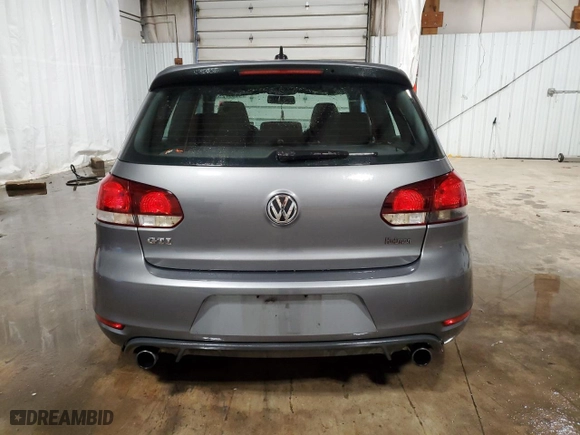 2013 Volkswagen GTI with VIN WVWFV7AJ8DW012833, listed as a Copart auction lot 46667255 with 106,973 mi miles and Salvage Title. Bid and sale history available at carsss.com. Image 6.