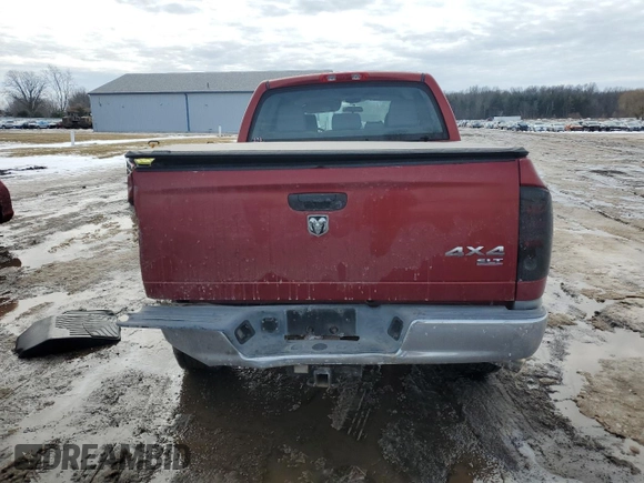 2006 Dodge 1500 SLT with VIN 3D7KS19D96G236395, listed as a Copart auction lot 46689445 with 232,796 mi miles and Salvage Title. Bid and sale history available at carsss.com. Image 6.