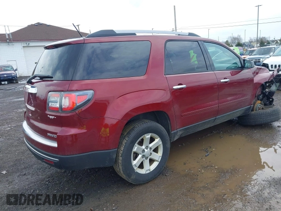 2015 GMC Acadia SLE with VIN 1GKKVPKDXFJ268421, listed as a IAAI auction lot 42075358 with 163,103 mi miles. Bid and sale history available at carsss.com. Image 4.