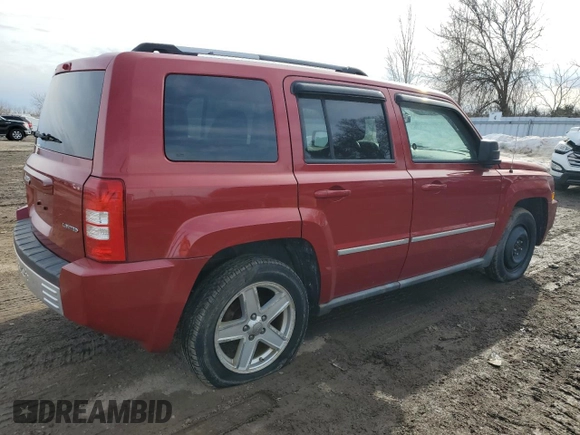2010 Jeep Patriot Limited with VIN 1J4NF4GBXAD658402, listed as a Copart auction lot 48904985 with 245,952 mi miles and Clean Title. Bid and sale history available at carsss.com. Image 3.