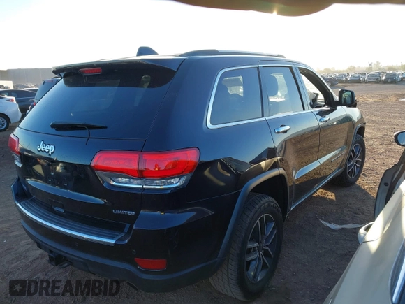 2019 Jeep Grand Cherokee Limited z VIN 1C4RJEBG6KC584109, wystawiony jako IAAI lot #41503454 z przebiegiem 52 318 mil mil oraz . Historia ofert i sprzedaży dostępna na DreamBid. Obrazek 4.