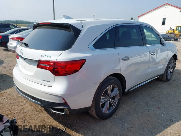 2020 Acura MDX with VIN 5J8YD4H34LL031429, listed as a IAAI auction lot 42422159 with 33,890 mi miles and . Bid and sale history available at DreamBid. Image 4.
