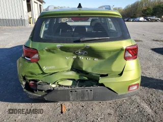 2021 Hyundai Venue SEL with VIN KMHRC8A39MU098221, listed as a Copart auction lot 53629875 with 53,482 mi miles and Salvage Title. Bid and sale history available at DreamBid. Image 6.