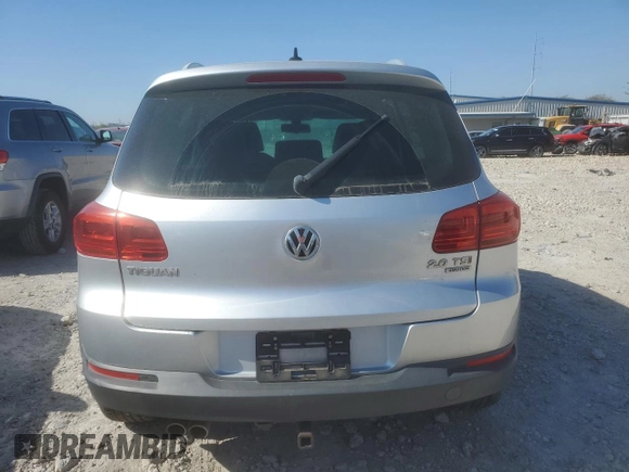 2012 Volkswagen Tiguan S with VIN WVGBV7AX5CW601352, listed as a Copart auction lot 48768155 with 161,632 mi miles and Salvage Title. Bid and sale history available at DreamBid. Image 6.