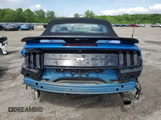 2021 Ford Mustang EcoBoost with VIN 1FATP8UH1M5104857, listed as a Copart auction lot 57152165 with 75,303 mi miles and Salvage title. Bid and sale history available at DreamBid. Image 6.