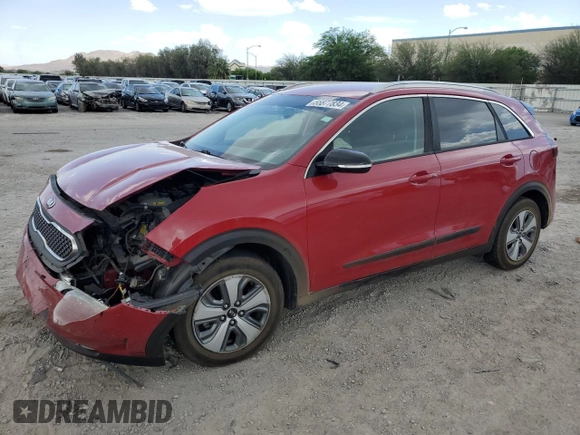 2017 Kia Niro EX with VIN KNDCC3LC5H5070796, listed as a Copart auction lot 55877834 with 95,441 mi miles and Salvage Title. Bid and sale history available at carsss.com. Image 1.