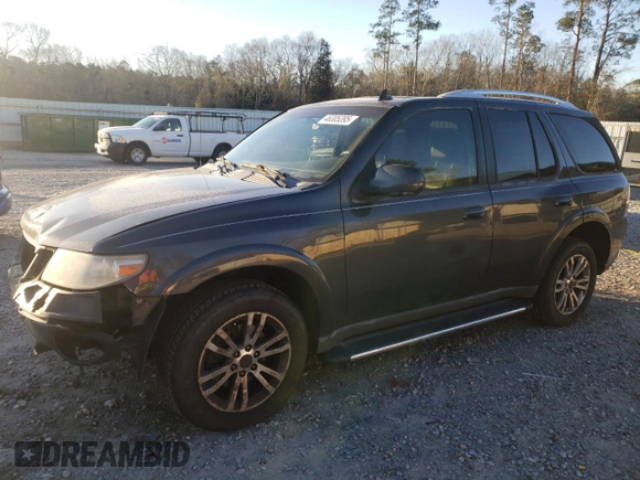 2007 Saab 9-7X I6 with VIN 5S3ET13S472801460, listed as a Copart auction lot 46305395 with 180,567 mi miles and Salvage Title. Bid and sale history available at carsss.com. Image 1.