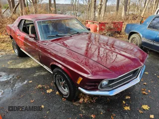 1970 Ford Mustang с VIN 0T01M116045, выставлен на аукционе Copart как лот 84118954 с пробегом 67 372 миль миль и Чистый • Clean title. История ставок и продаж доступна на DreamBid. Изображение 2.