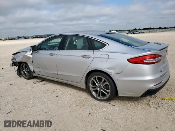 2019 Ford Fusion Titanium with VIN 3FA6P0RUXKR260278, listed as a Copart auction lot 59230895 with 85,520 mi miles and Salvage title. Bid and sale history available at DreamBid. Image 2.