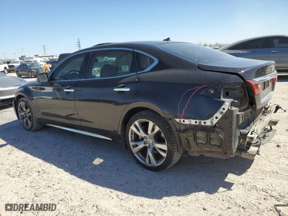 2015 Infiniti Q70L with VIN JN1BY1PP1FM601383, listed as a Copart auction lot 49995415 with 109,963 mi miles and Salvage Title. Bid and sale history available at carsss.com. Image 2.