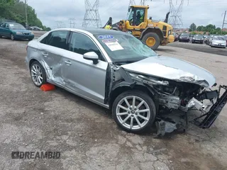 2015 Audi A3 Premium with VIN WAUACGFF7F1009083, listed as a IAAI auction lot 42540154 with 76,420 mi miles and . Bid and sale history available at DreamBid. Image 1.