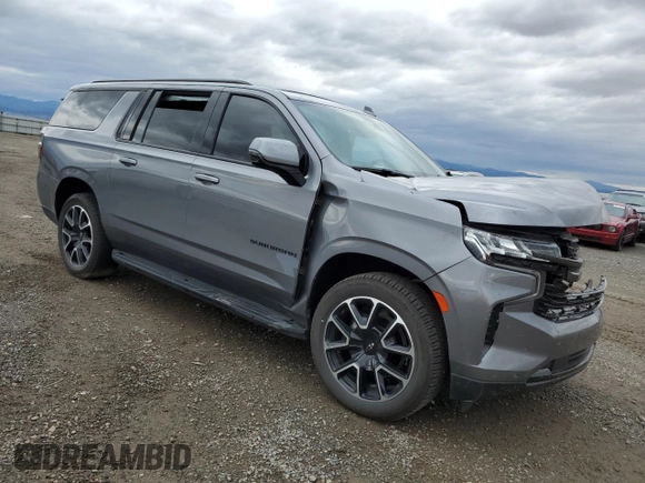 2021 Chevrolet Suburban RST with VIN 1GNSCEKD6MR234505, listed as a Copart auction lot 71460224 with 69,174 mi miles and Salvage title. Bid and sale history available at DreamBid. Image 4.