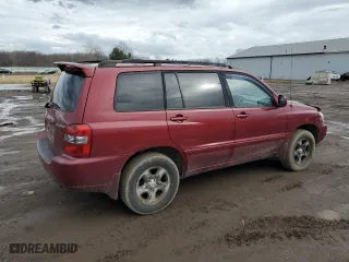 2007 Toyota Highlander with VIN JTEHD21A170048333, listed as a Copart auction lot 47866945 with 277,681 mi miles and Salvage Title. Bid and sale history available at carsss.com. Image 3.