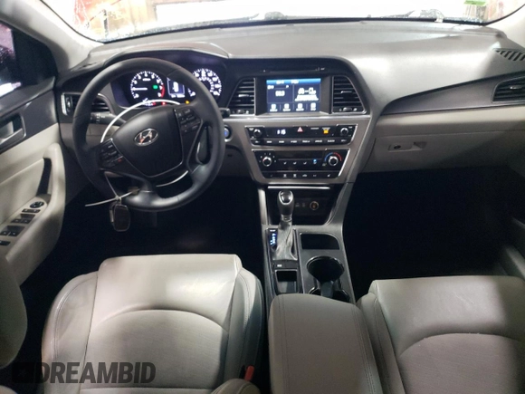 2017 Hyundai Sonata Sport with VIN 5NPE34AF5HH584093, listed as a Copart auction lot 48558775 with 54,950 mi miles and Salvage Title. Bid and sale history available at carsss.com. Image 8.