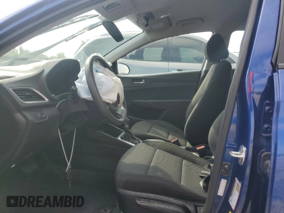 2022 Hyundai Accent SE with VIN 3KPC24A62NE178962, listed as a Copart auction lot 51630585 with Not Provided miles and Salvage Title. Bid and sale history available at DreamBid. Image 7.