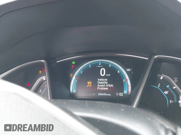 2018 Honda Civic EX with VIN 2HGFC2F71JH502564, listed as a IAAI auction lot 41933157 with 56,696 mi miles and . Bid and sale history available at DreamBid. Image 7.