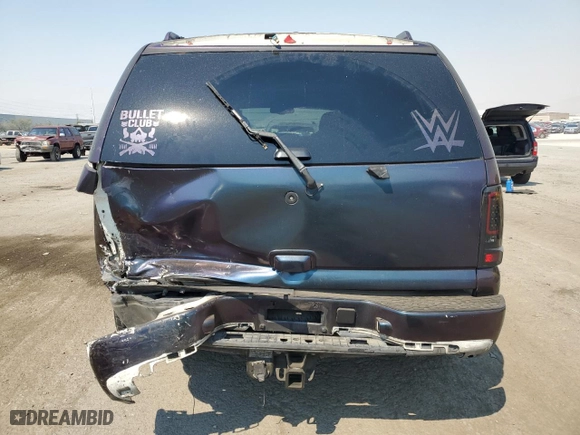 2002 GMC Yukon Denali with VIN 1GKEK63U62J340241, listed as a Copart auction lot 71122174 with 259,297 mi miles and Salvage Title. Bid and sale history available at carsss.com. Image 6.
