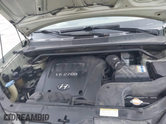 2007 Hyundai Tucson SE with VIN KM8JN12D77U539841, listed as a IAAI auction lot 41777599 with 126,958 mi miles. Bid and sale history available at carsss.com. Image 10.