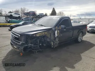 2020 Ford F-150 XL with VIN 1FTMF1E52LKD98234, listed as a Copart auction lot 50552365 with 51,948 mi miles and Salvage title. Bid and sale history available at DreamBid. Image 1.