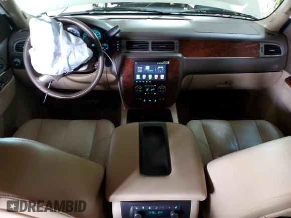 2013 Chevrolet Tahoe LT with VIN 1GNSCBE04DR204796, listed as a Copart auction lot 58593125 with 62,104 mi miles and Salvage title. Bid and sale history available at DreamBid. Image 8.