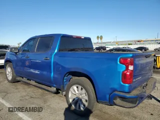 2022 Chevrolet Silverado 1500 Custom with VIN 3GCPABEK8NG556562, listed as a Copart auction lot 79316624 with 59,196 mi miles and Salvage Title. Bid and sale history available at DreamBid. Image 2.